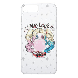 Batman   Mad Love Harley Quinn Chewing Bubble Gum iPhone 8 Plus/7 Plus Case