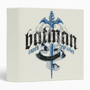 Batman   Name with Sword Logo Binder