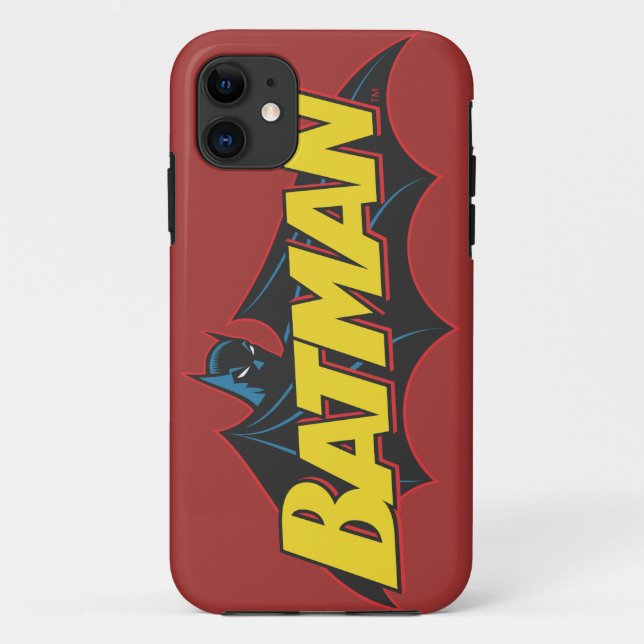 Batman | Old School Logo Case-Mate iPhone Case (Back)