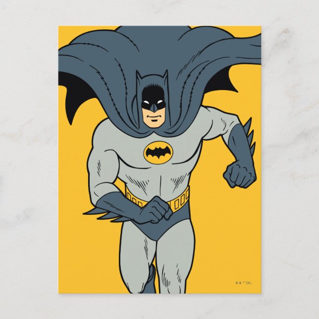 Batman On The Move Postcard (Front)
