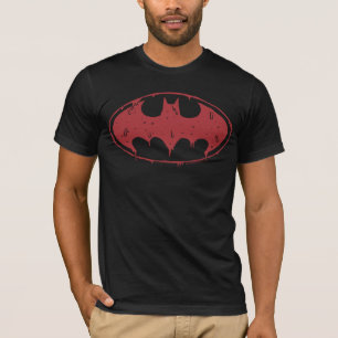 Batman   Oozing Red Bat Logo T-Shirt