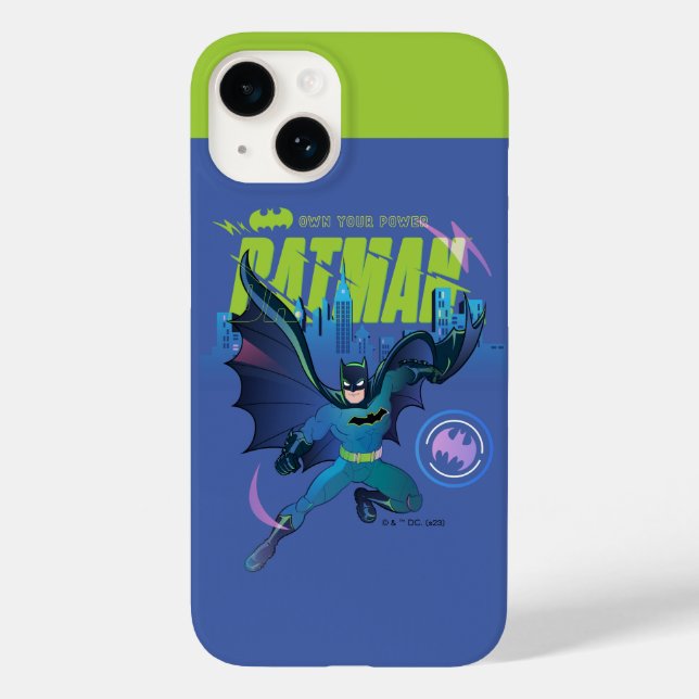 Batman "Own Your Power" City Graphic Case-Mate iPhone Case (Back)