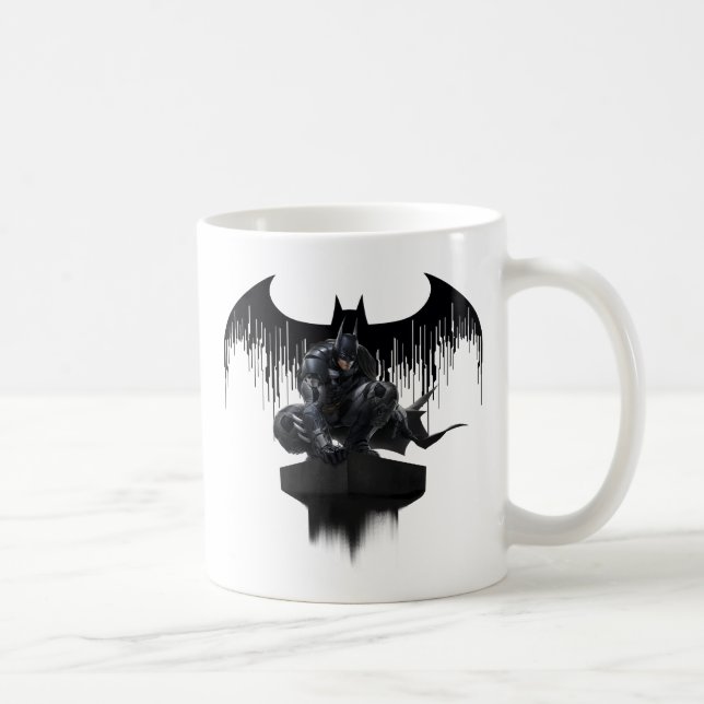 Batman Perched on a Pillar Coffee Mug (Right)