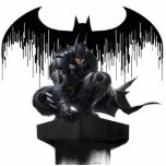 Batman Perched on a Pillar Standing Photo Sculpture<br><div class="desc">Batman: Arkham Knight | Check out Batman poised atop a pillar as he watches over Gotham!</div>
