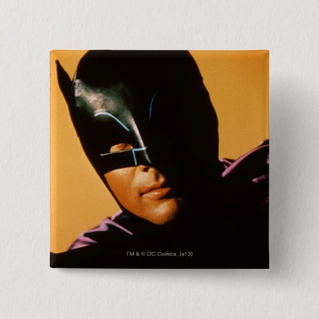 Batman Photo 2 Inch Square Button (Front)