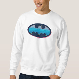 Batman Pink & Blue Symbol Sweatshirt