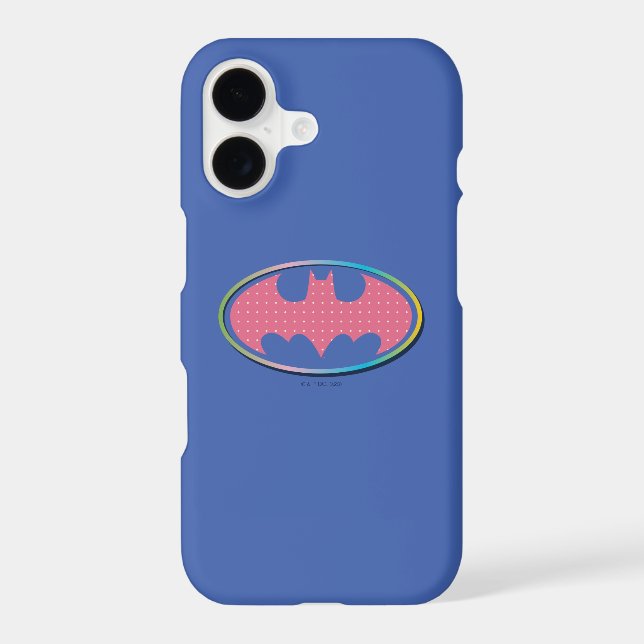 Batman | Pink Polka Dot Logo Samsung Galaxy S21 Case (Back)