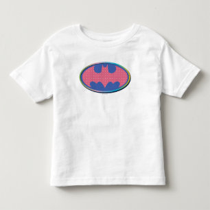 Batman Pink Polka Dot Logo Toddler T-shirt