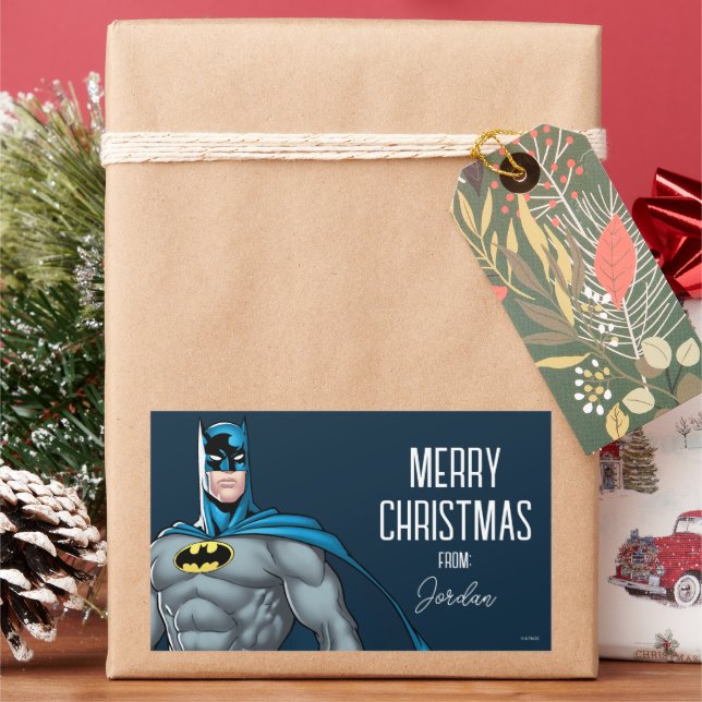Batman Protector | Merry Christmas Sticker (Holiday)