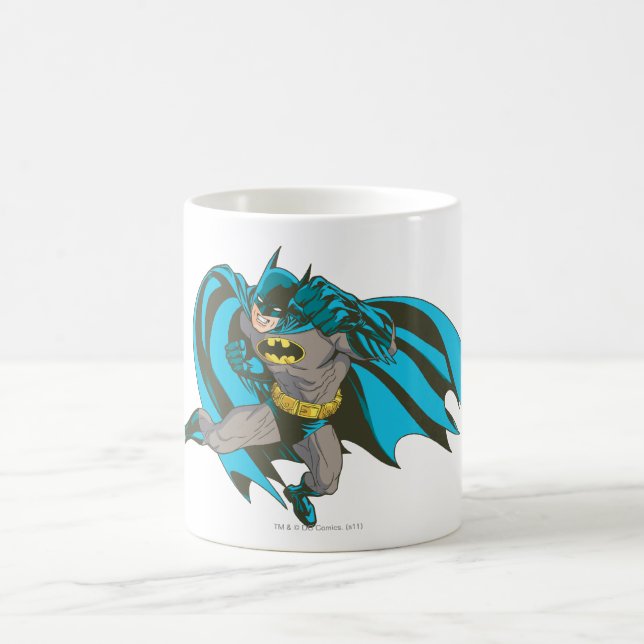 Batman Punching 1 Coffee Mug (Center)