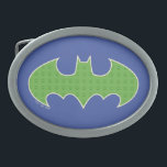 Batman | Purple & Green Symbol Belt Buckle<br><div class="desc">Check out this Batman Symbol in cool neon colours!</div>
