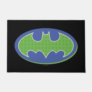 Batman   Purple & Green Symbol Doormat