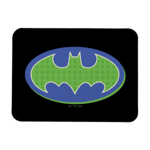 Batman Purple & Green Symbol Magnet