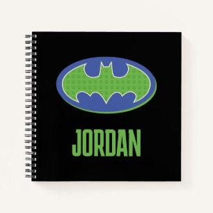 Batman   Purple & Green Symbol Notebook