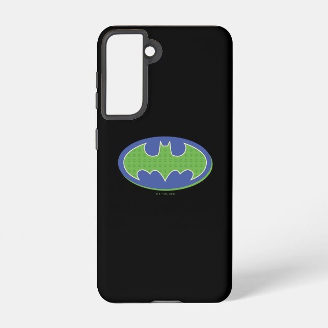 Batman | Purple & Green Symbol Samsung Galaxy S21 Case (Back)