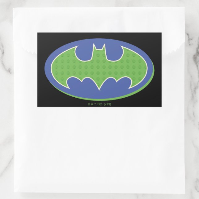 Batman | Purple & Green Symbol Sticker (Bag)