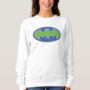 Batman   Purple & Green Symbol Sweatshirt