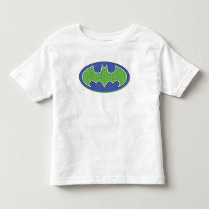 Batman   Purple & Green Symbol Toddler T-shirt