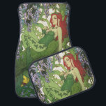 Batman Rebirth Poison Ivy Cover Illustration Car Mat<br><div class="desc">Poison Ivy lounges in her garden of thorny vines and wisteria. Relax with a Poison Ivy fleece blanket,  journal in your custom Poison Ivy notebook,  or grab on many other personalized Zazzle products perfect for gifting or treating yourself!</div>