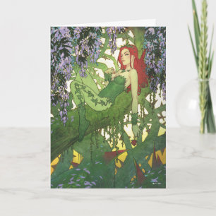Batman Rebirth Poison Ivy Cover Illustration Card