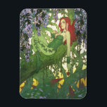 Batman Rebirth Poison Ivy Cover Illustration Magnet<br><div class="desc">Poison Ivy lounges in her garden of thorny vines and wisteria. Relax with a Poison Ivy fleece blanket,  journal in your custom Poison Ivy notebook,  or grab on many other personalized Zazzle products perfect for gifting or treating yourself!</div>