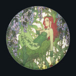Batman Rebirth Poison Ivy Cover Illustration Magnet<br><div class="desc">Poison Ivy lounges in her garden of thorny vines and wisteria. Relax with a Poison Ivy fleece blanket,  journal in your custom Poison Ivy notebook,  or grab on many other personalized Zazzle products perfect for gifting or treating yourself!</div>