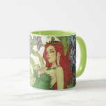 Batman Rebirth Poison Ivy Cover Illustration Mug<br><div class="desc">Poison Ivy lounges in her garden of thorny vines and wisteria. Relax with a Poison Ivy fleece blanket,  journal in your custom Poison Ivy notebook,  or grab on many other personalized Zazzle products perfect for gifting or treating yourself!</div>