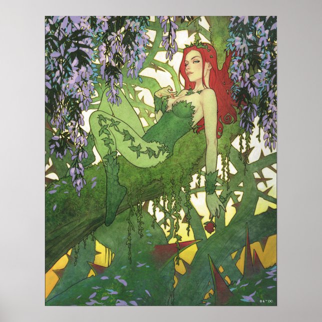 Batman Rebirth Poison Ivy Cover Illustration Poster (Front)