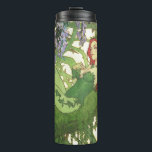 Batman Rebirth Poison Ivy Cover Illustration Thermal Tumbler<br><div class="desc">Poison Ivy lounges in her garden of thorny vines and wisteria. Relax with a Poison Ivy fleece blanket,  journal in your custom Poison Ivy notebook,  or grab on many other personalized Zazzle products perfect for gifting or treating yourself!</div>