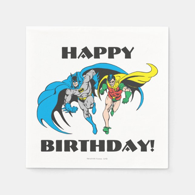 Batman & Robin Napkin (Front)