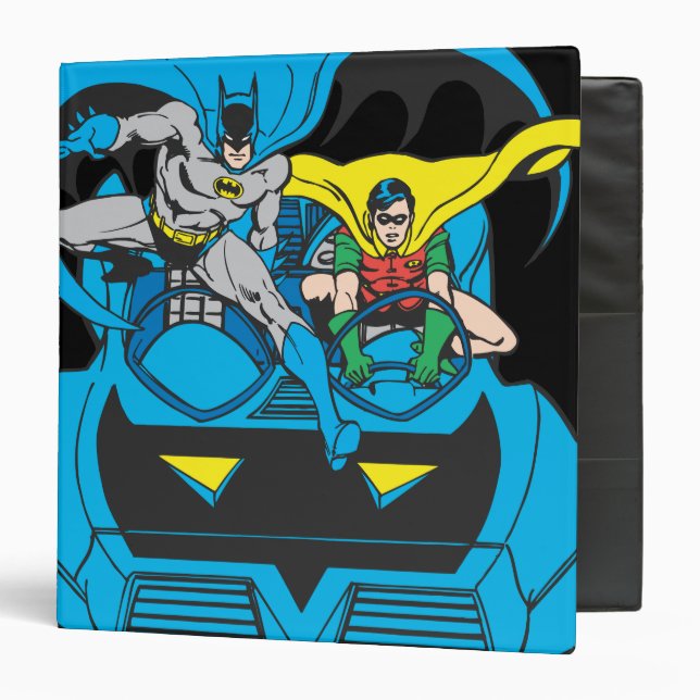 Batman & Robin Ride Batmobile Binder (Front/Inside)