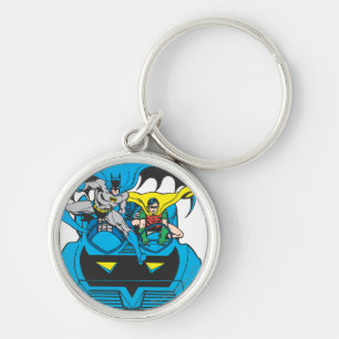 Batman & Robin Ride Batmobile Keychain