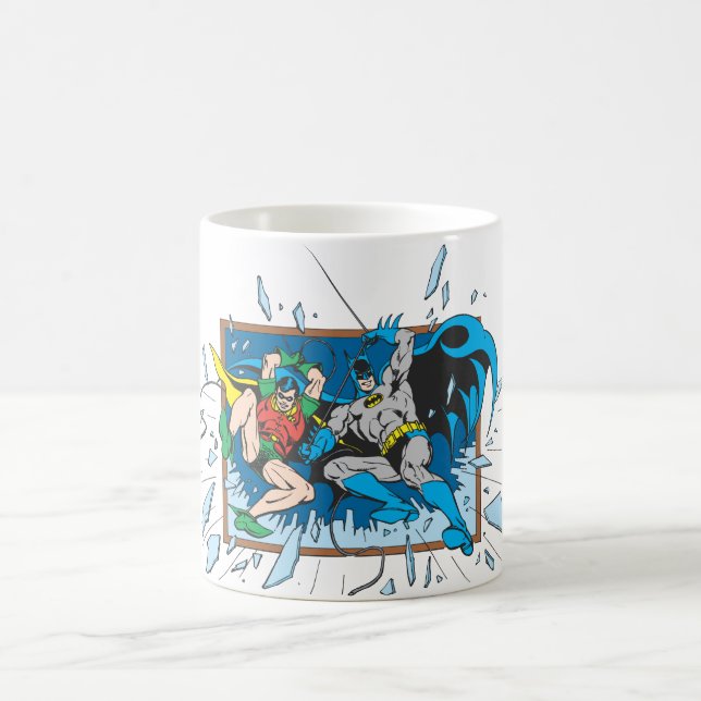 Batman & Robin Shatter Window Coffee Mug (Center)