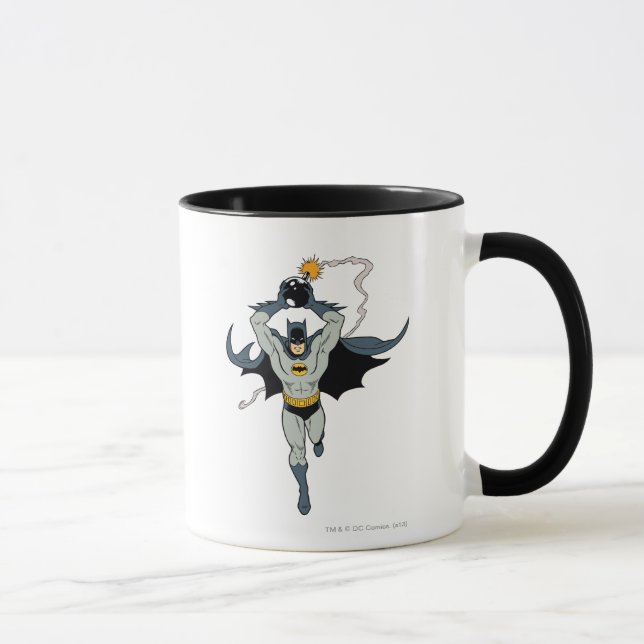 Batman Running With Bomb Mug (Right)