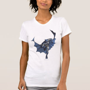 Batman runs with flying cape T-Shirt