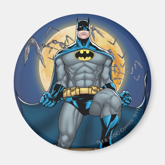 Batman Scenes - Moon Front View Magnet (Front)