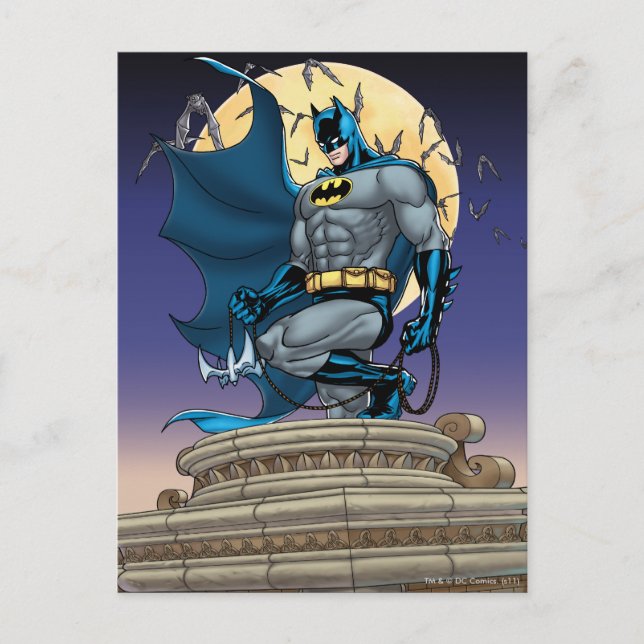 Batman Scenes - Moon Side View Postcard | Zazzle