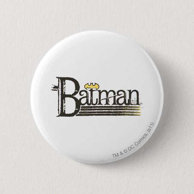Batman Showtime Letters 2 Inch Round Button (Front)