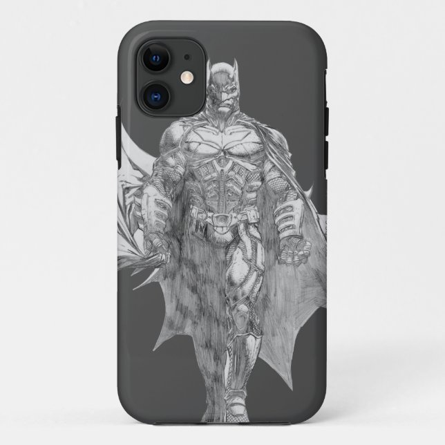 Batman Standing Drawing Case-Mate iPhone Case (Back)
