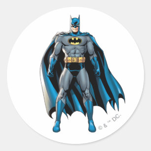 Batman Stands Up Classic Round Sticker