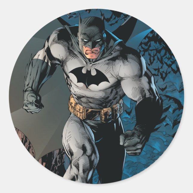 Batman Stride Classic Round Sticker (Front)