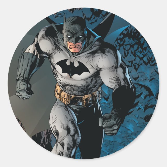 Batman Stride Classic Round Sticker (Front)