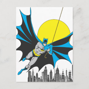 Batman Swings Postcard