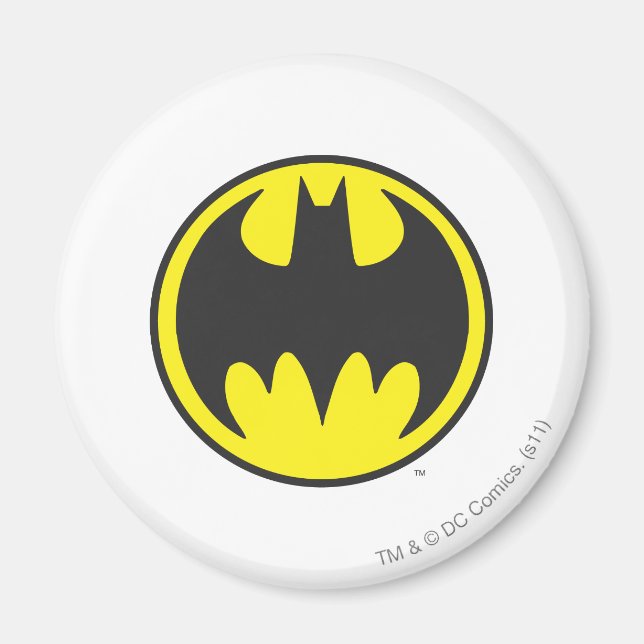 Batman Symbol | Bat Circle Logo Magnet (Front)