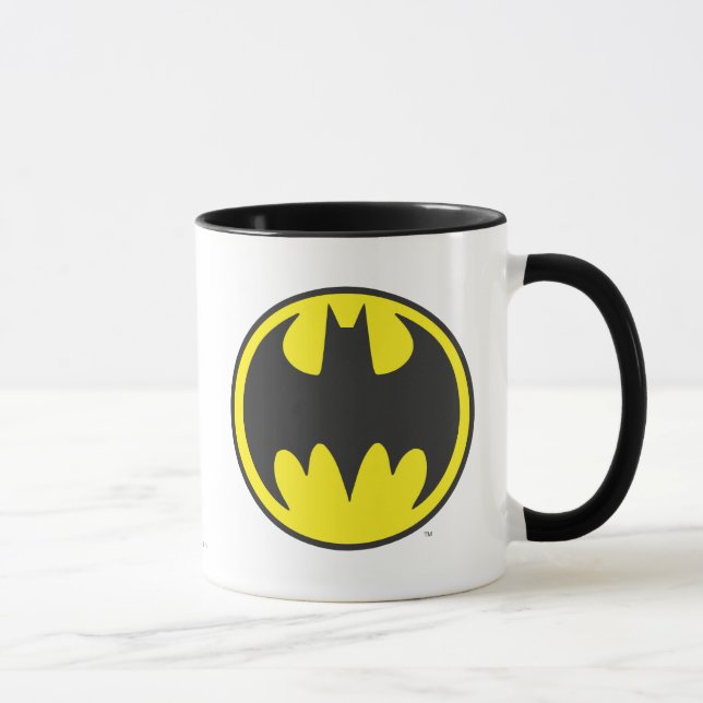 Batman Symbol | Bat Circle Logo Mug (Right)
