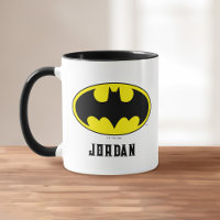 Batman Symbol | Bat Oval Logo | Add Your Name