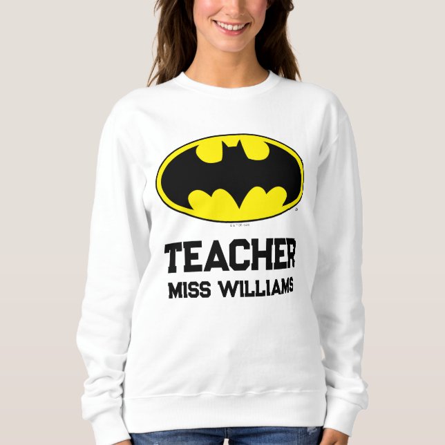 Batman Symbol | Bat Oval Logo Sweatshirt (Front)