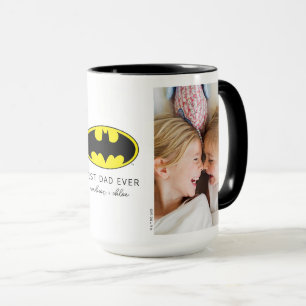 Batman Symbol Best Dad Photo Mug