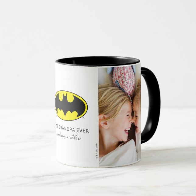 Batman Symbol | Best Grandpa Photo Mug (Front Right)