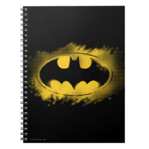 Batman Symbol Black and Yellow Logo Notebook